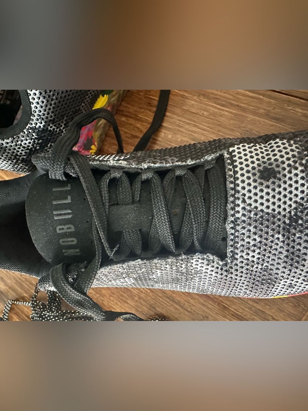 NOBULL Floral Trainer Shoes with 2 additional shoe laces included - Picture 11 of 16